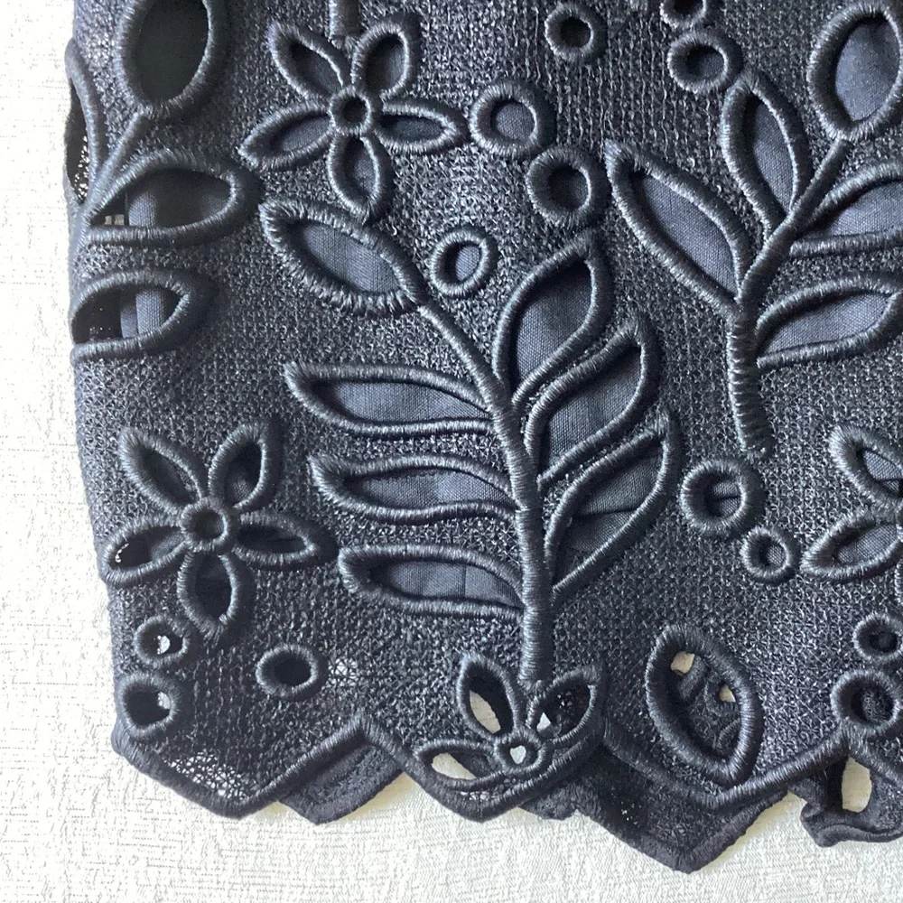 Eva Franco Jamila Dress - Black Vine Woman’s Size 2 New With Tags - Picture 7 of 16